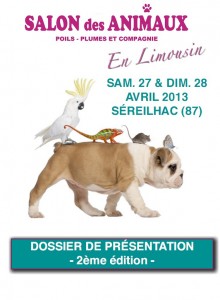 Salon des Animaux de Compagnie à Séreilhac (87), samedi 27 et dimanche 28 avril 2013