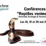 Conférences "Reptiles Venimeux-Diversité, Ecologie et Terrariophilie" à Paris (75), les 18, 19 et 20 mai 2013