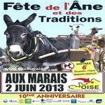 fête de l'âne et des traditions le 2 juin 2013, Aux Marais dans l'Oise