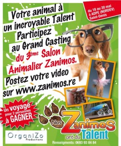 Salon animalier " Zanimos " à Saint Denis (Réunion), du samedi 18 au lundi 20 mai 2013