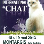 Salon International du chat à Montargis (45),samedi 18 et dimanche 19 mai 2013