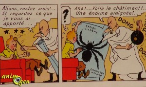 L'araignée dans Tintin