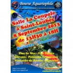 Bourse aquariophile à Saint Loubès (33), le dimanche 08 septembre 2013