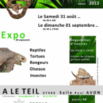Exposition-vente d’animaux «  Zoonac », à Le Teil (07), du samedi 31 août au dimanche 01 er septembre 2013