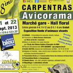 18 ème Avicorama à Carpentras (84), du samedi 21 au dimanche 22 septembre 2013