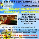 15 ème Salon animalier, floral et artisanal à Ploudaniel (29), samedi 07 et dimanche 08 septembre 2013