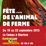 5 ème Fête de l’Animal de Ferme à (28), du jeudi 19 au dimanche 22 septembre 2013