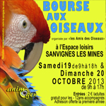 Bourse aux oiseaux à Sanvignes les Mines (71), du samedi 19 au dimanche 20 octobre 2013