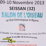 Salon de l'Oiseau à Seissan (32), du samedi 09 au dimanche 10 novembre 2013