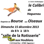 Bourse aquariophile à Haguenau (67), le dimanche 15 décembre 2013