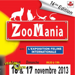 16 ème Salon des Animaux, Zoomania à Toulouse (31), du samedi 16 au dimanche 17 novembre 2013