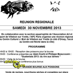Bourse aux poissons et matériel d'occasion à Villebon sur Yvette (91), le samedi 30 novembre 2013