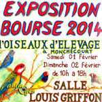 Exposition bourse d’oiseaux d’élevage à Monchecourt (59), du samedi 01 au dimanche 02 février 2014