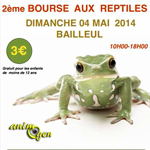 2 ème Bourse aux reptiles à Bailleuls (59), le dimanche 04 mai 2014