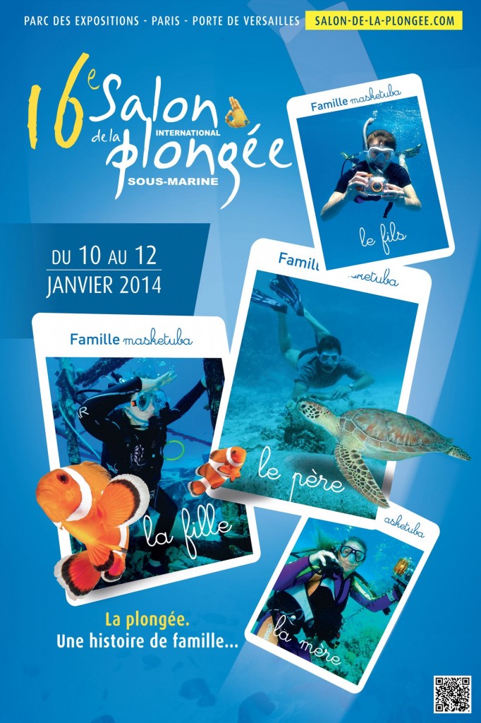 16 ème Salon international de la plongée sous-marine à Paris (75), du vendredi 10 au dimanche 12 janvier 2014