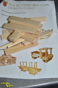 Accessoire pour rongeurs, lapins et perroquets : bûchettes de bois (Aloya)