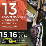 Salon-Bourse des Nouveaux Animaux de Compagnie à Still (67), du samedi 15 au dimanche 16 mars 2014