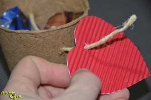 Jouet à fabriquer pour nos perroquets : berlingot de la Saint Valentin