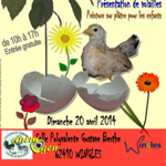 Bourse aux œufs à couver et jeunes sujets de races pures à Wingles (62), le dimanche 20 avril 2014