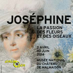 Exposition "Joséphine, la passion des fleurs et des oiseaux" à Malmaison (92), du mercredi 02 avril au lundi 30 juin 2014