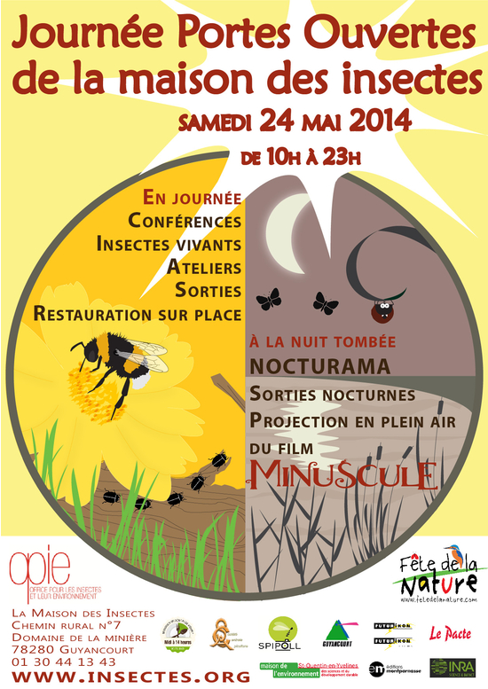 Journée Portes Ouvertes de la maison des insectes à Guyancourt (78), le samedi 24 mai 2014
