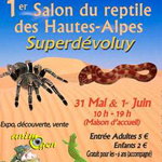 1 er Salon du reptile des Hautes-Alpes au Superdévoluy (05), du samedi 31 mai au dimanche 1 er juin 2014