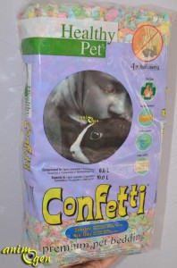 Litière "Confetti" pour rongeurs, oiseaux, furets, reptiles et lapins (Healthy Pet)