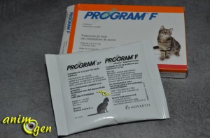 Santé : Program F (Novartis), antiparasitaire oral pour chats