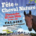 Fête du cheval nature du Calvados à Falaise (14), le dimanche 22 juin 2014