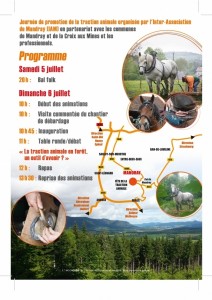 Fête de la traction animale à Mandray (88), du samedi 05 au dimanche 06 juillet 2014