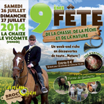 ème Fête de la Chasse, de la Pêche et de la Nature à La Chaize le Vicomte (85), samedi 27 et dimanche 28 juillet 2013