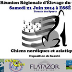 3ème Réunion Régionale d'Elevage (exposition canine)du CFCNSJ à Essé (35), le samedi 21 juin 2014