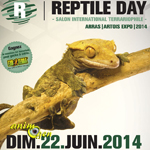 Reptile day (Salon international terrariophile) à Arras (62), le dimanche 22 juin 2014