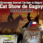 Exposition féline "Cat Show" à Gagny (93), du samedi 28 au dimanche 29 juin 2014