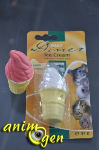 Bloc minéral pour rongeurs : cornet de glace Ice Cream (Daily Diner)