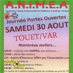 Journée Portes Ouvertes d'ANIMEA à Touët sur Var (06), le samedi 30 août 2014