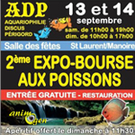 2 ème expo-Bourse aux poissons à Saint Laurent sur Manoire (24), du samedi 13 au dimanche 14 septembre 2014