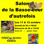 77 ème Salon de Basse-cour d’autrefois à Cambrai (59), du samedi 11 au dimanche 12 octobre 2014