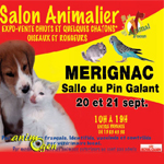 39 ème Salon animalier «Animal Focus» à Mérignac (33), du samedi 20 au dimanche 21 septembre 2014
