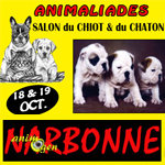3 èmes Animaliades, Salon du chiot et du chaton à Narbonne (11), du samedi 18 au dimanche 19 octobre 2014
