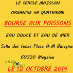 4 ème Bourse aux poissons à Meyzieu(69), le dimanche 12 octobre 2014
