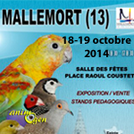 6 ème Exposition d’oiseaux d’élevage à Mallemort de Provence (13), du samedi 18 au dimanche 19 octobre 2014