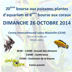 Bourse aux poissons, plantes et coraux à Laxou (54), le dimanche 26 octobre 2014