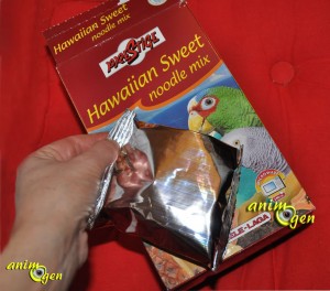 Alimentation pour perroquets : Hawaïan Sweet noodle mix (Versele Laga), test, avis, prix