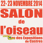 Salon de l'oiseau à Castres (81), du samedi 22 au dimanche 23 novembre 2014