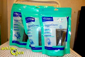 Santé dentaire : lamelles à mâcher pour chien Veggie Dent (Virbac)
