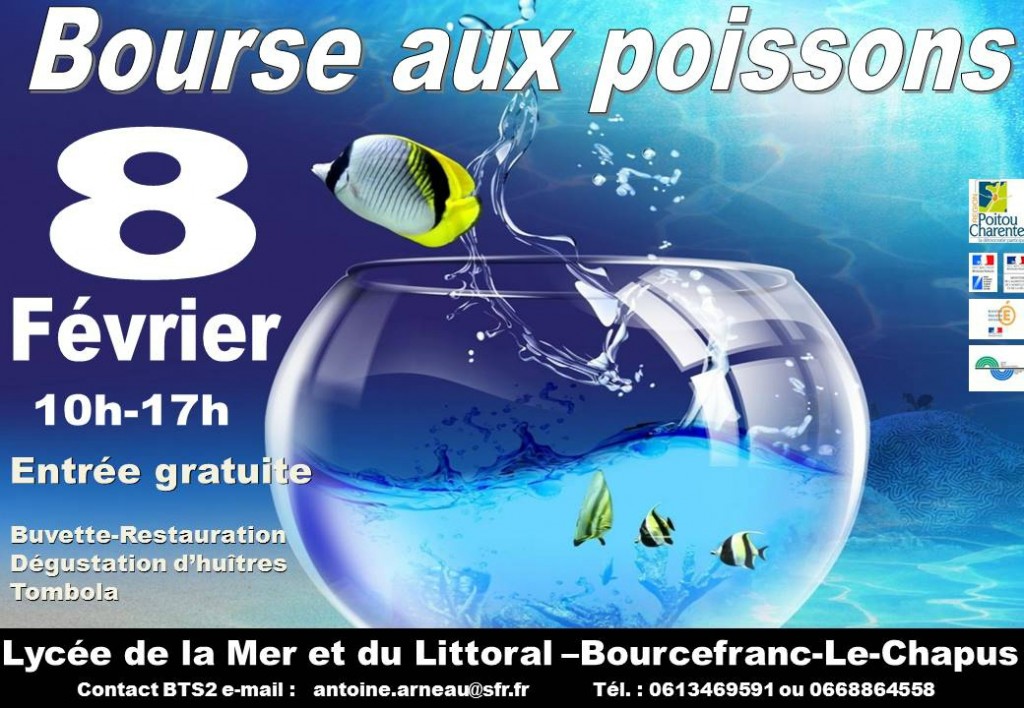 Bourse aux poissons à Bourcefranc le Chapus (17), samedi 08 février 2015