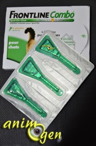 Accessoires : anti-puces, antiparasitaire pour chats Frontline Combo ( Mérial)
