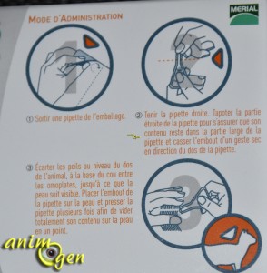 Accessoires : anti-puces, antiparasitaire pour chats Frontline Combo ( Mérial)