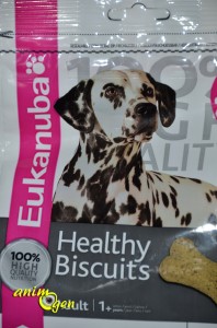 Alimentation : friandises pour chien "Eukanuba Healthy biscuits" (test, avis, prix)